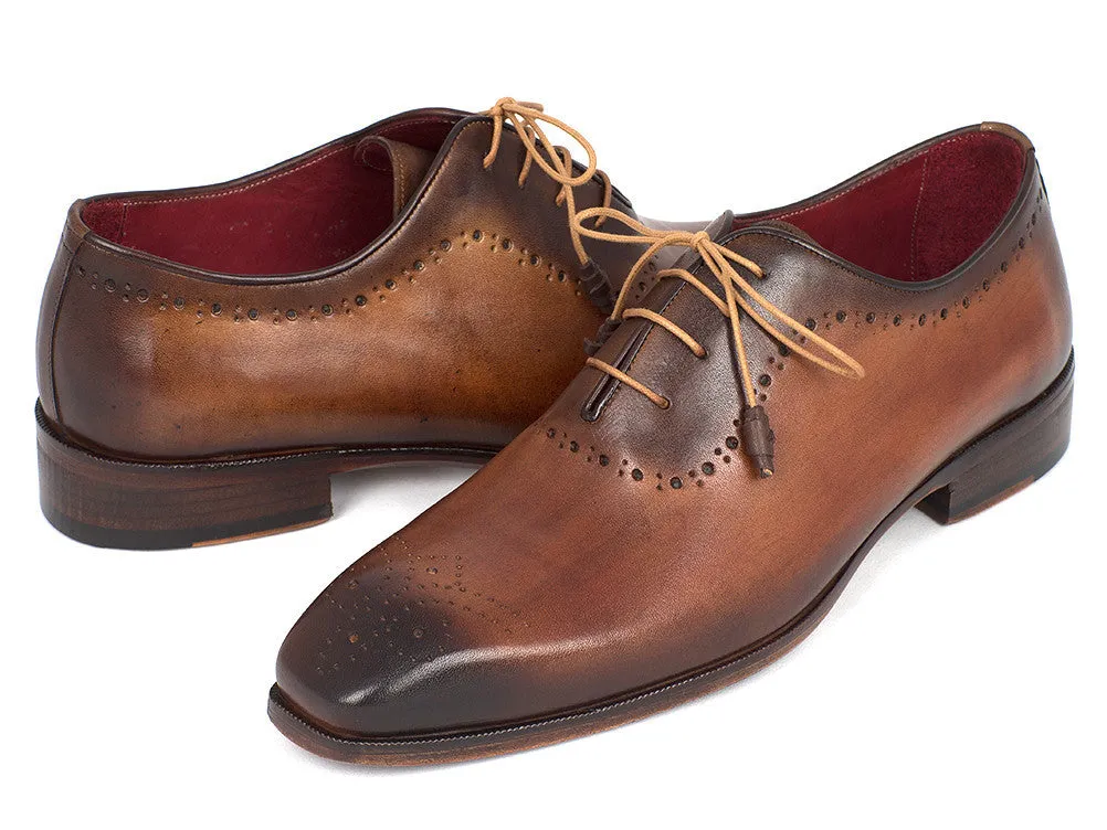 Paul Parkman Schuhe Paul Parkman Herren Medaillon-Zehen Oxfords in Braun & Kamel