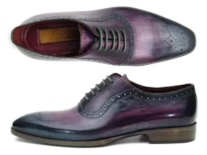 Paul Parkman Schuhe Paul Parkman Herren Medaillon Zehen Oxfords in Lila & Marineblau