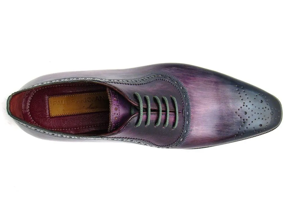 Paul Parkman Schuhe Paul Parkman Herren Medaillon Zehen Oxfords in Lila & Marineblau