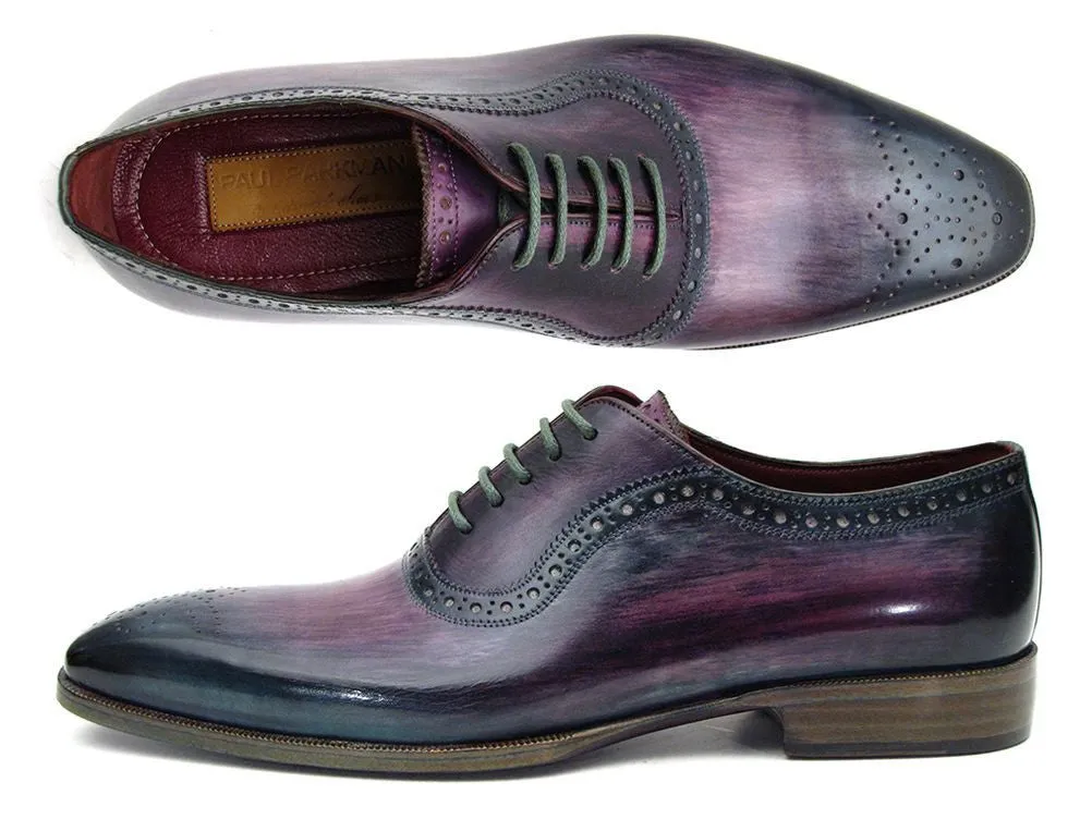Paul Parkman Schuhe Paul Parkman Herren Medaillon Zehen Oxfords in Lila & Marineblau