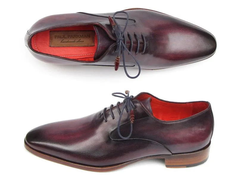 Paul Parkman Schuhe Paul Parkman Herren Oxfords aus Leder mit glatter Spitze in Lila