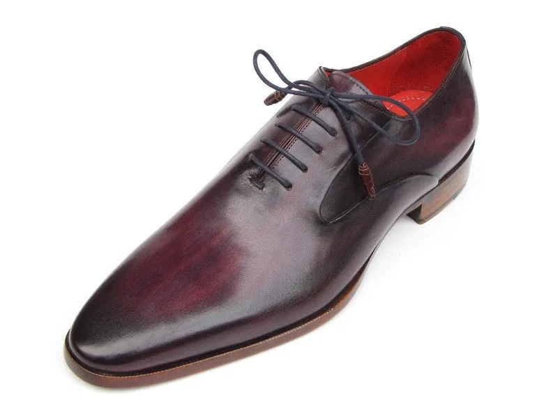 Paul Parkman Schuhe Paul Parkman Herren Oxfords aus Leder mit glatter Spitze in Lila