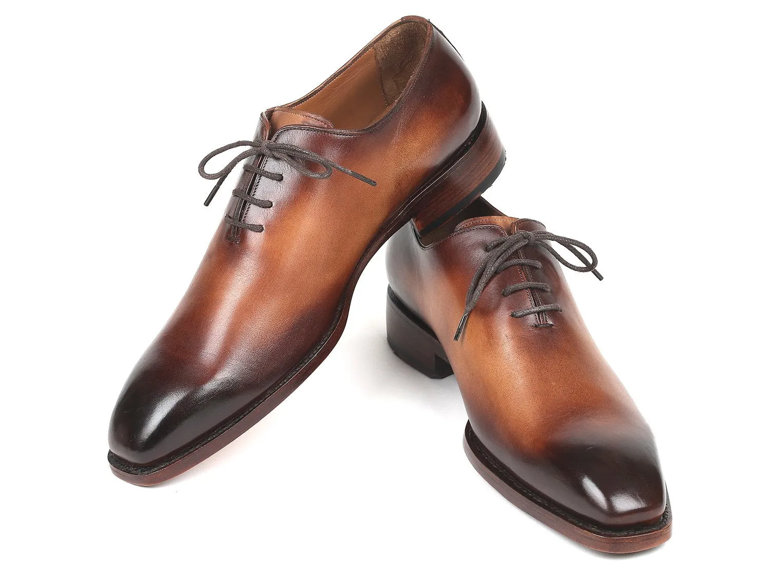 Paul Parkman Schuhe Paul Parkman Herren Wholecut Leder Oxfords in Braun