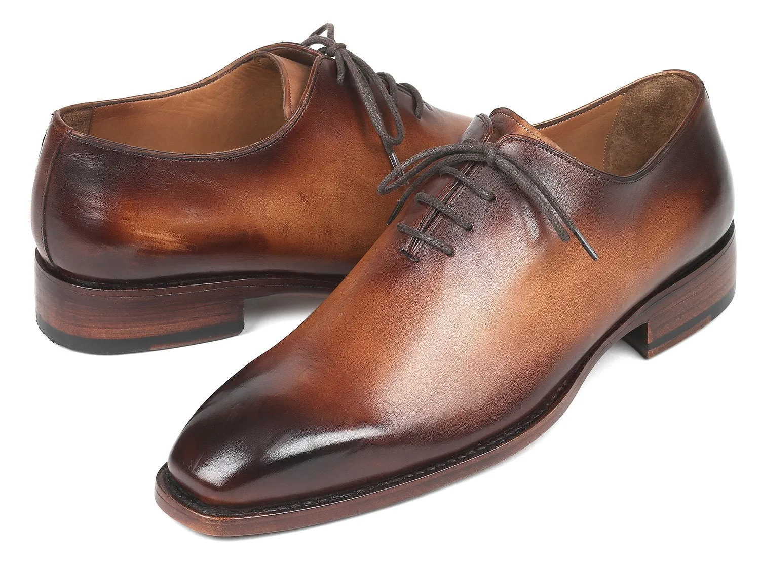 Paul Parkman Schuhe Paul Parkman Herren Wholecut Leder Oxfords in Braun
