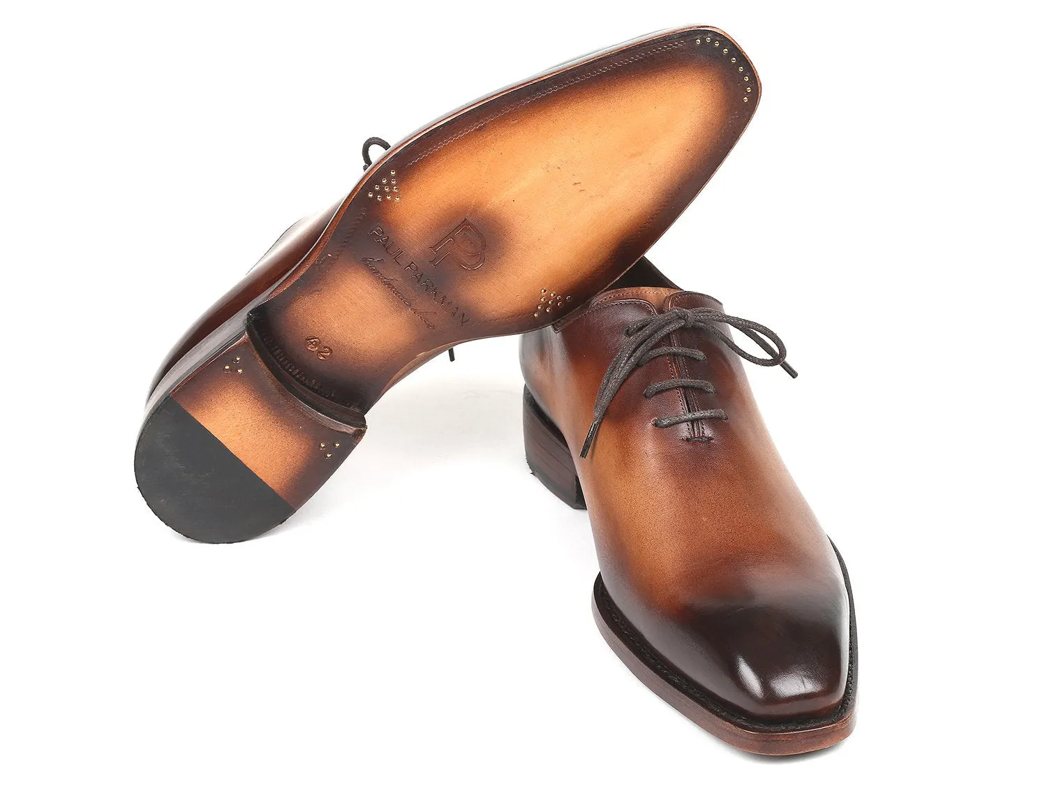 Paul Parkman Schuhe Paul Parkman Herren Wholecut Leder Oxfords in Braun