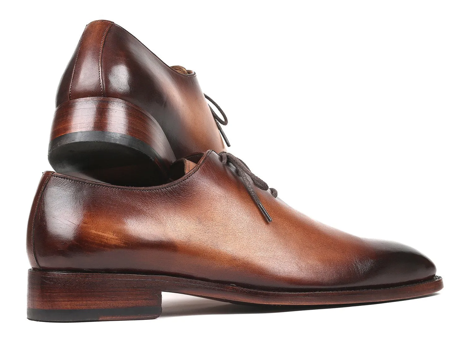 Paul Parkman Schuhe Paul Parkman Herren Wholecut Leder Oxfords in Braun