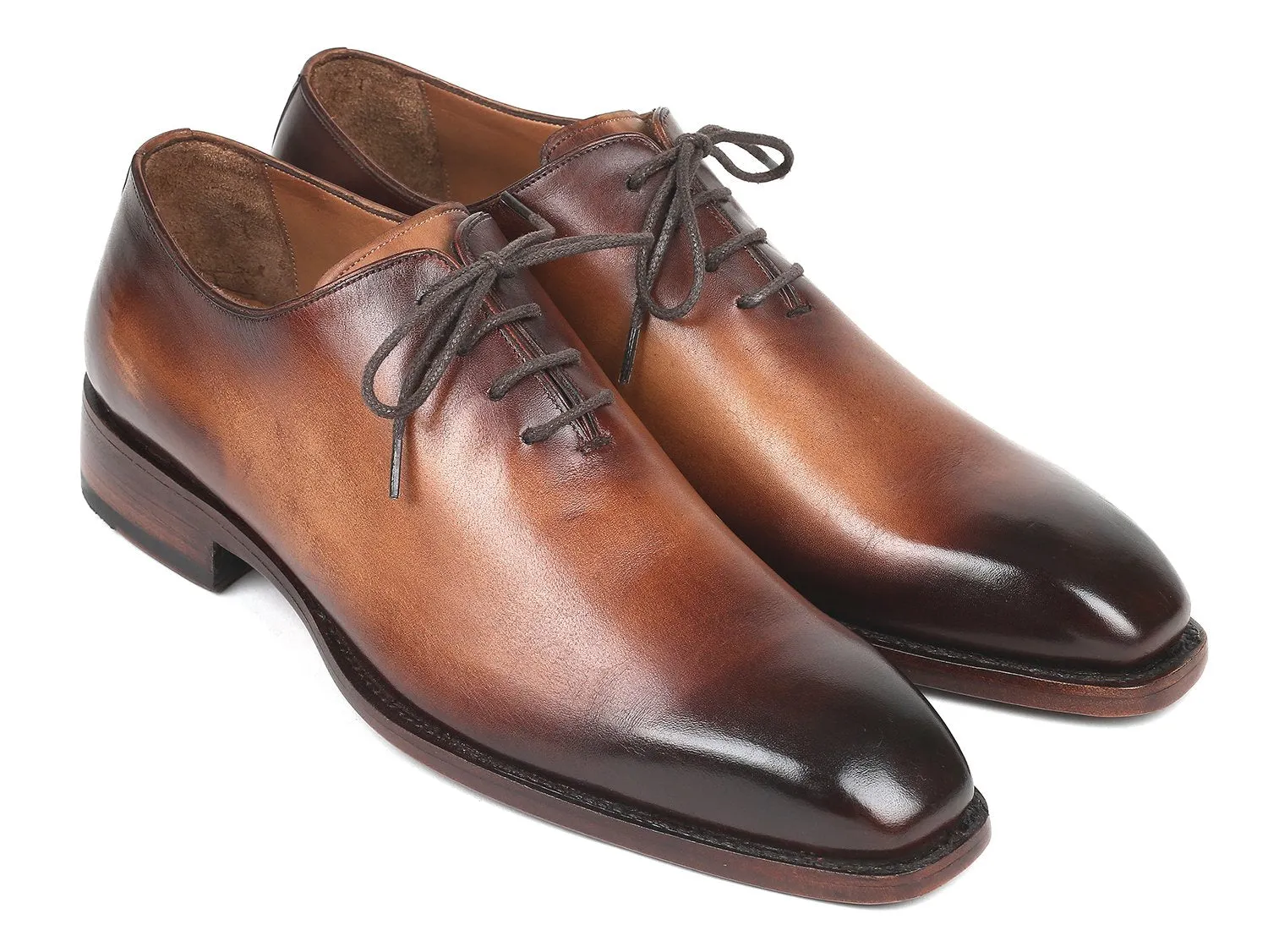 Paul Parkman Schuhe Paul Parkman Herren Wholecut Leder Oxfords in Braun