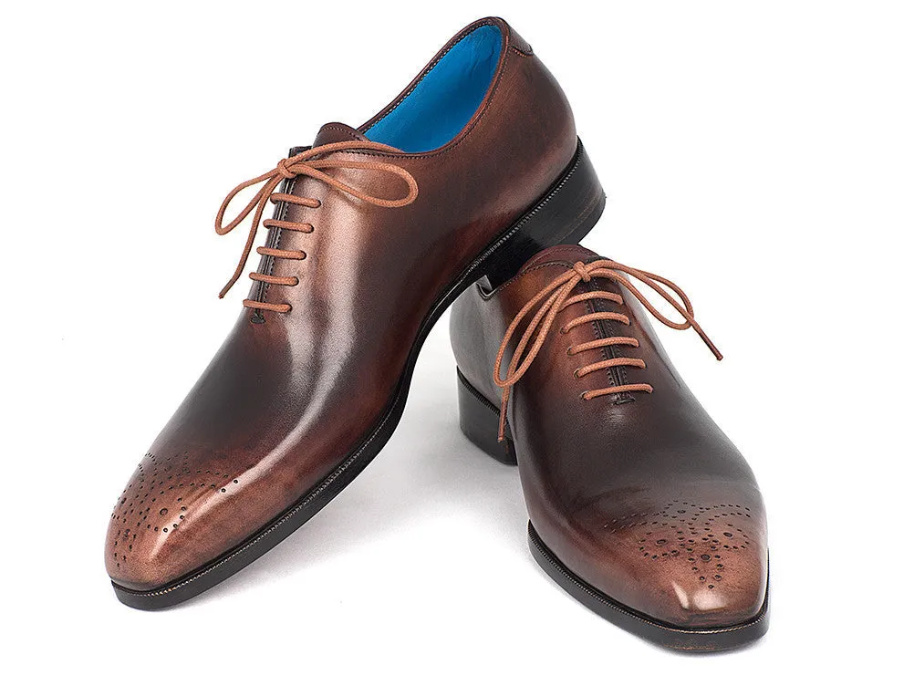 Paul Parkman Schuhe Paul Parkman Herren Wholecut Oxfords in Kamel & Braun
