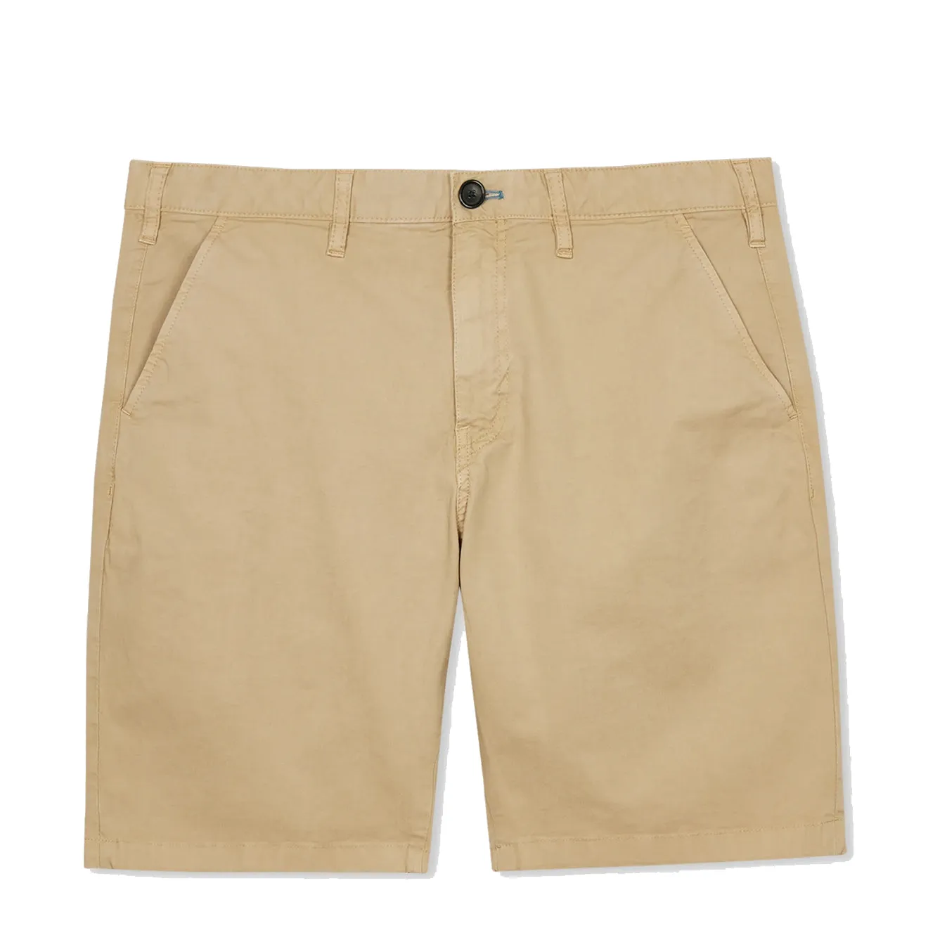 Paul Smith Baumwoll-Drillich Breitstreifen-Zebra-Shorts Hellbeige