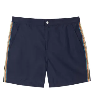 Paul Smith Signature Streifen Badehose Marineblau