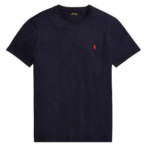 Polo Ralph Lauren Custom Slim Fit Baumwoll-T-Shirt Tintenblau Polo Ralph Lauren Kleidung
