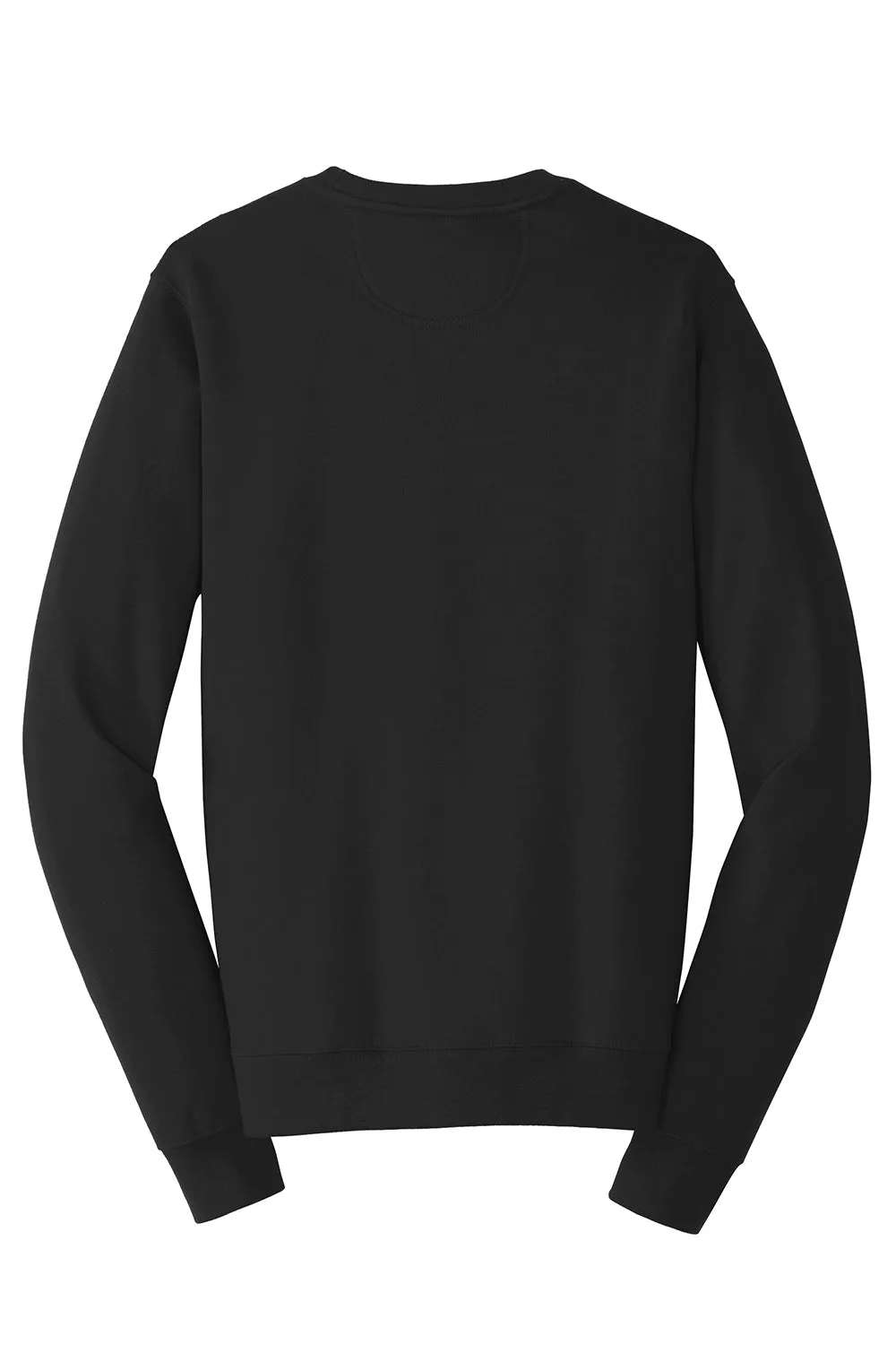 Port & Company Herren Fan Favorite Fleece Crewneck Sweatshirt - Tiefschwarz