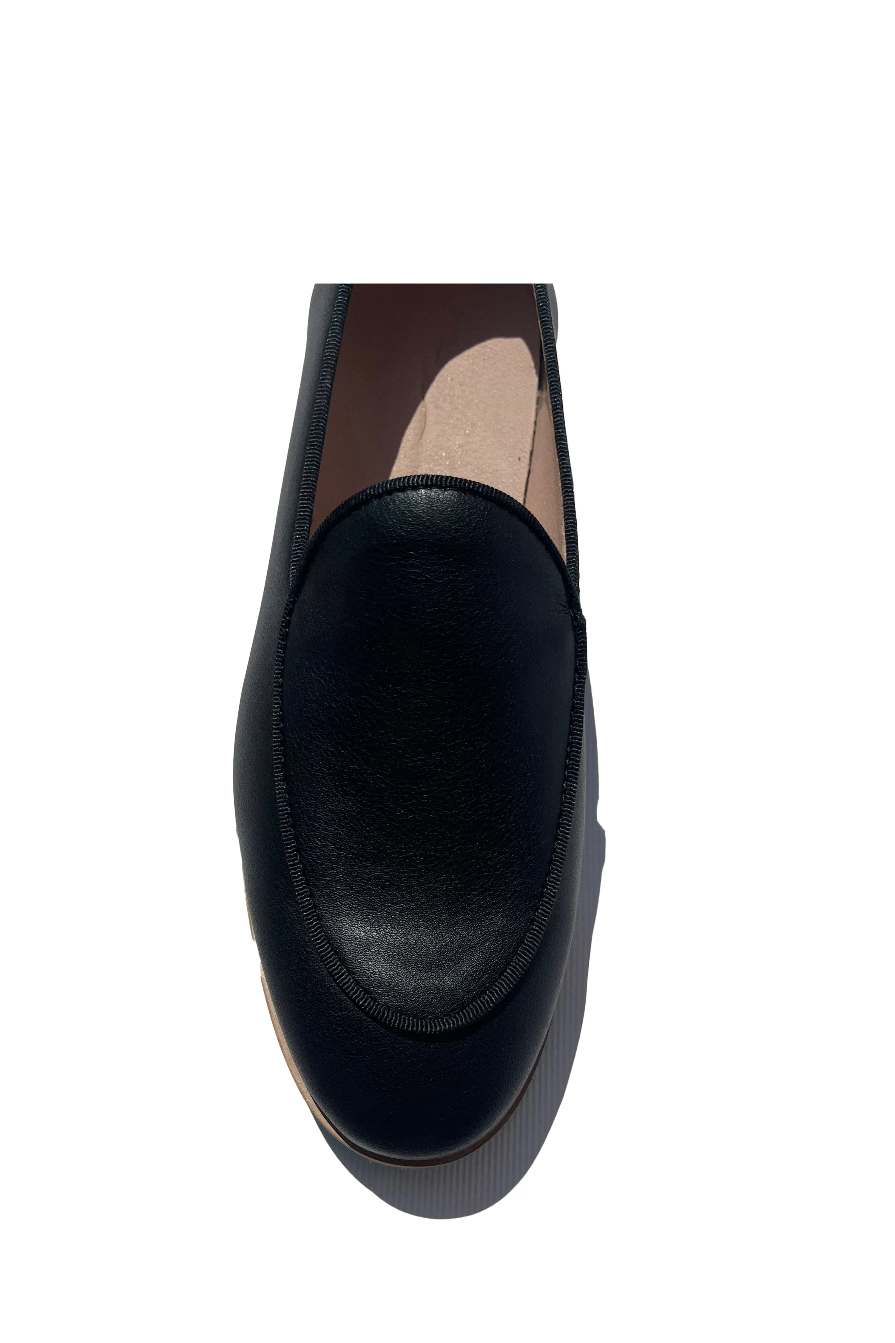 Princesa Vegan-Leder-Loafer | Schwarz