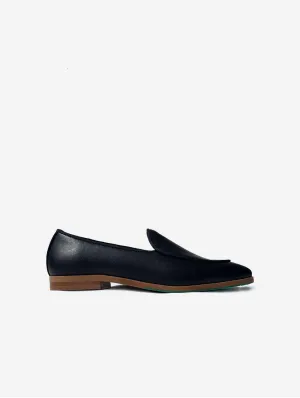 Princesa Vegan-Leder-Loafer | Schwarz