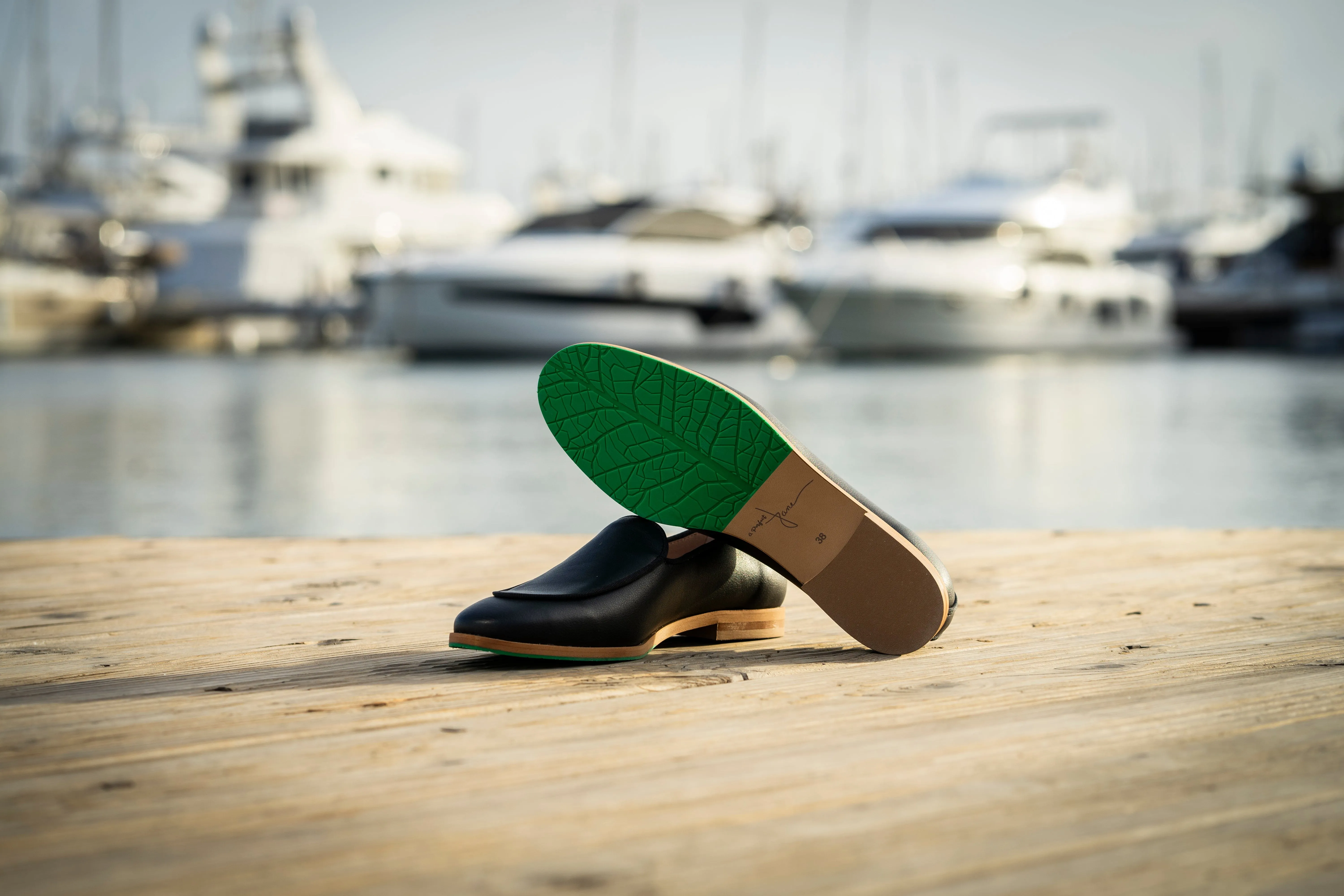 Princesa Vegan-Leder-Loafer | Schwarz