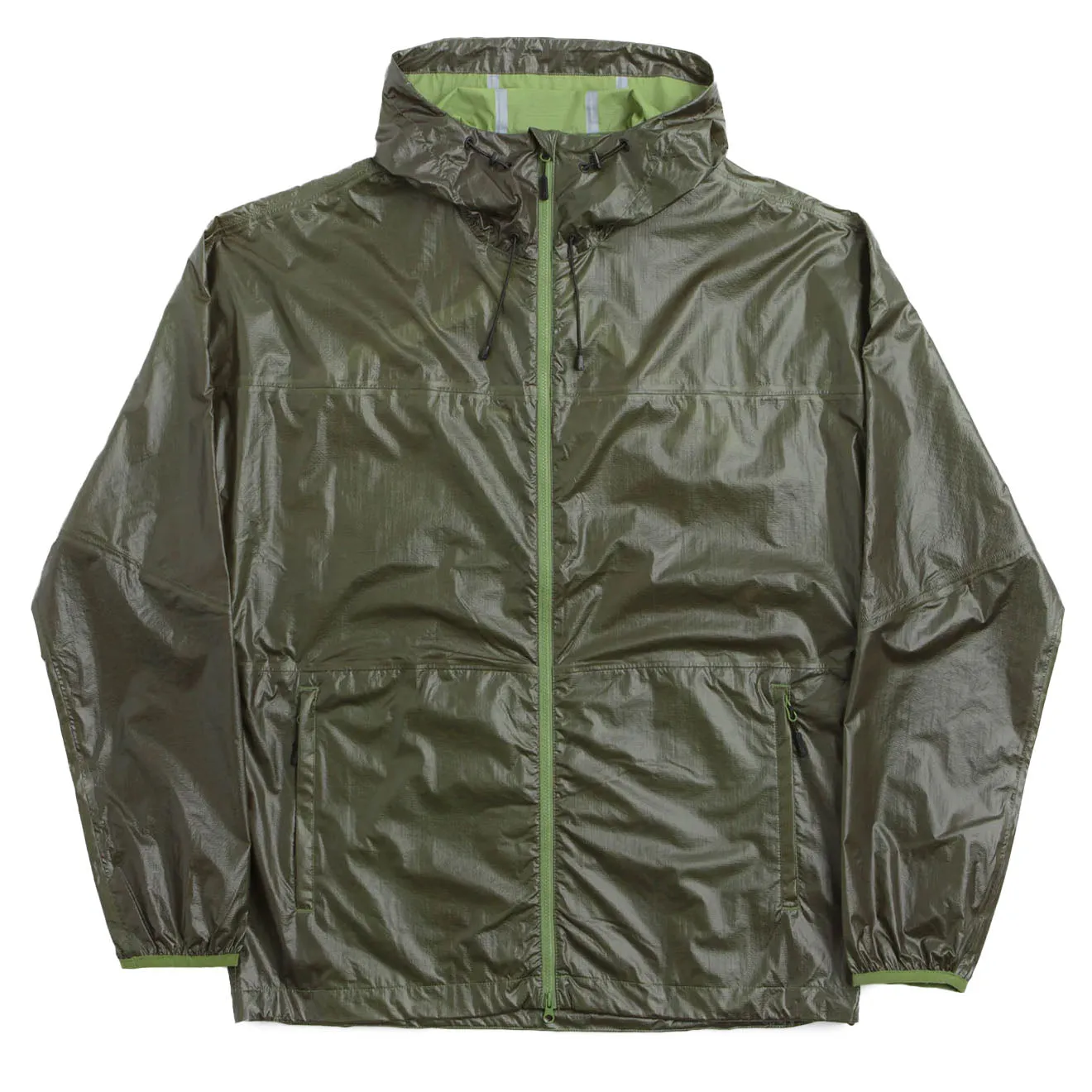 Purple Mountain Observatory Wärmereaktive Breeze Jacke Khaki / Limette