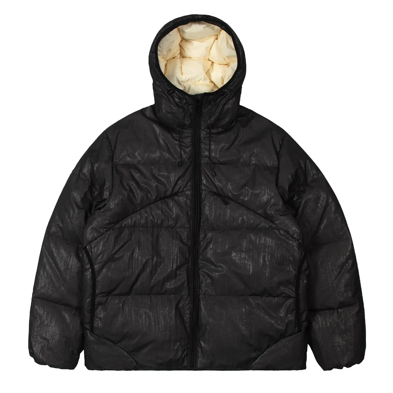 Purple Mountain Observatorium Schild Puffer Entenmuschel Netz Schwarz