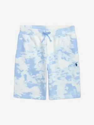 Ralph Lauren Jungen Cloud Wash Logo Shorts in Blau