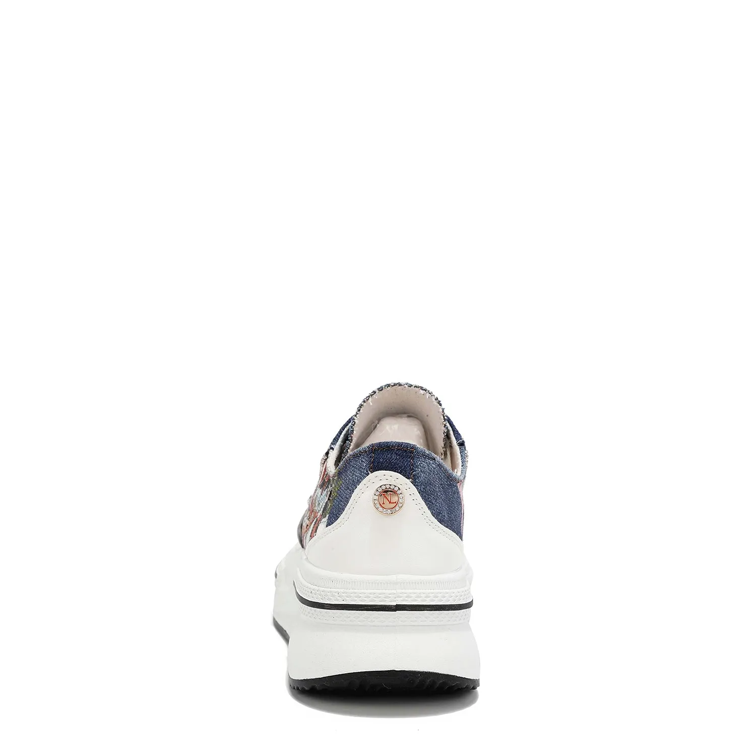 RHINESTONE PLATFORM SNEAKER