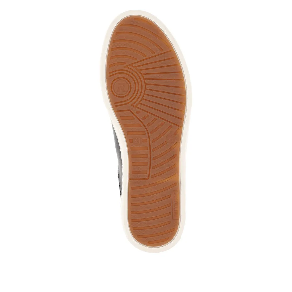 Rieker Schuhe U0704-00 Schnürsenkel-Sneaker Schwarz