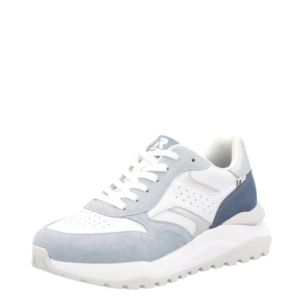 Rieker Damen Akilah 00 Sneaker in Blau/Weiß/Jeans