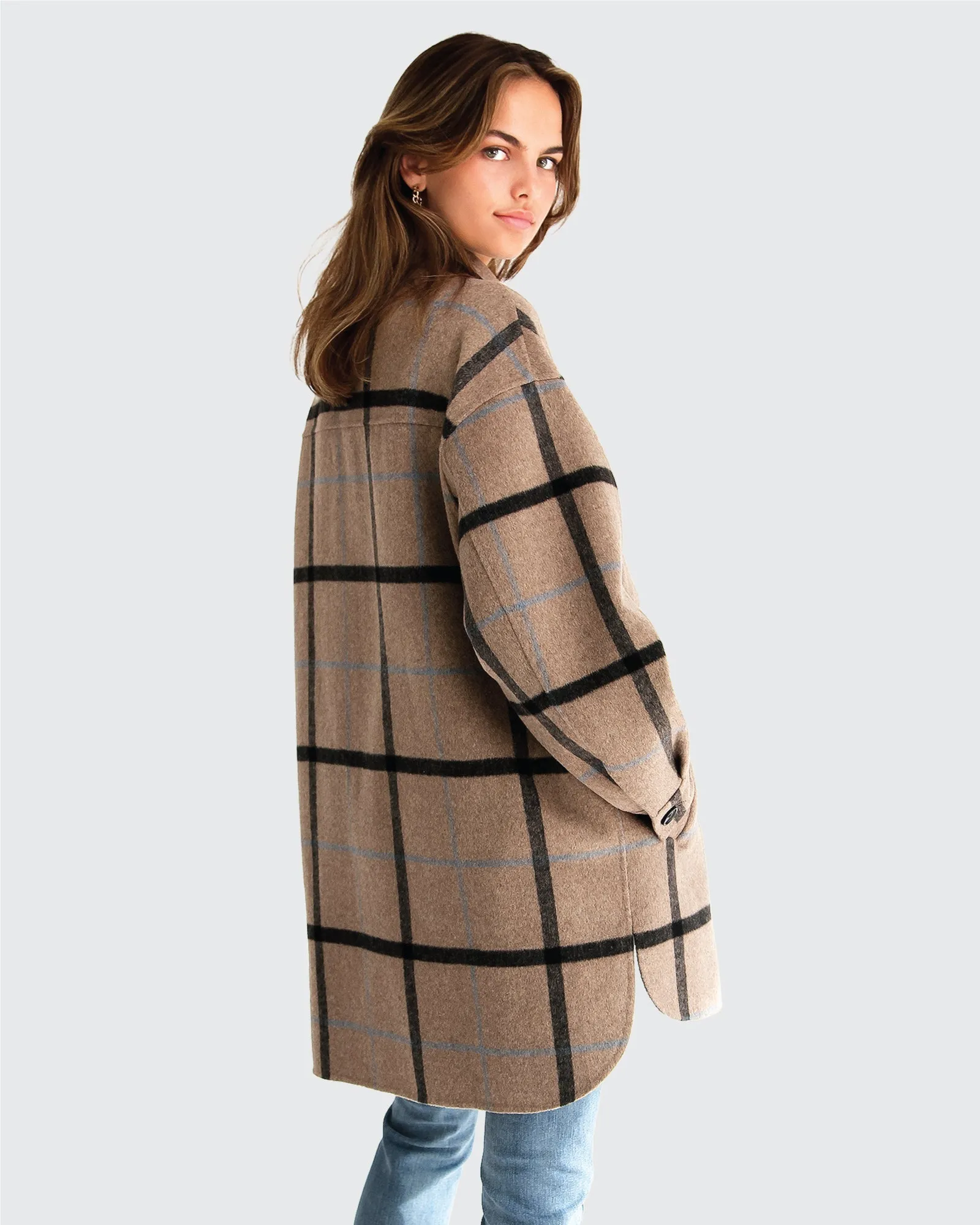 River's Edge Plaid Shacket - Haferkaro