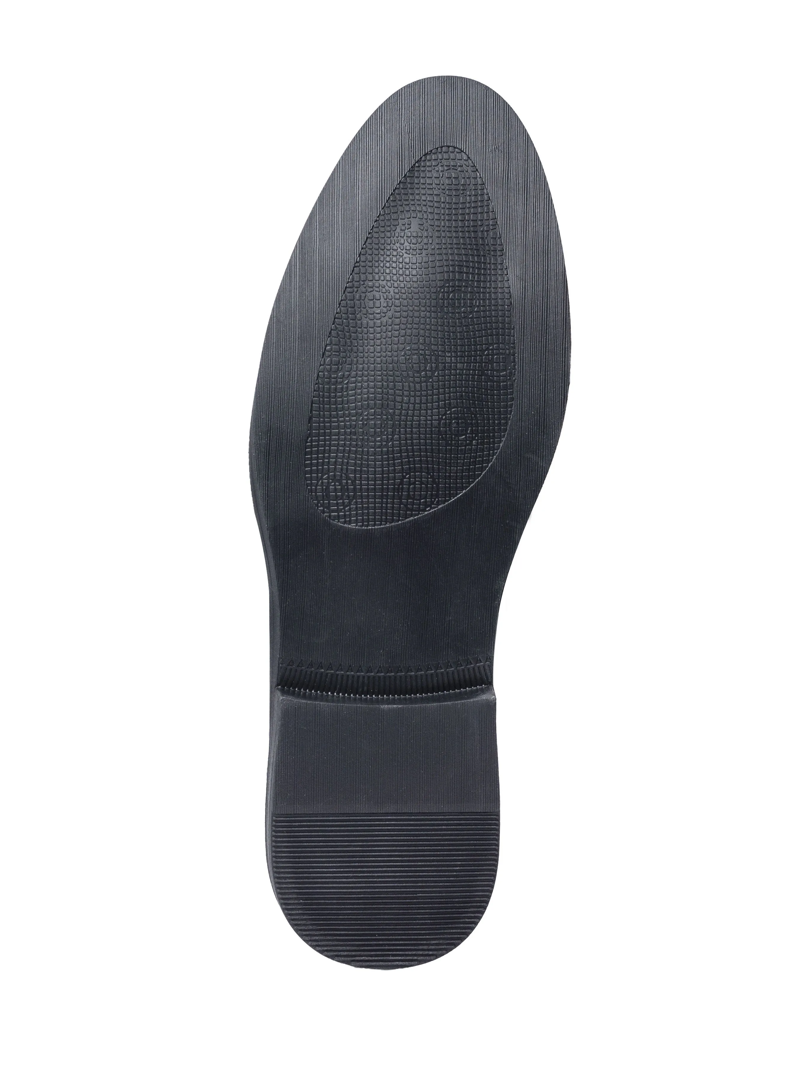 Rocky Tassel Loafer - Schwarz Geflochtenes Leder (Flexi-Sohle)