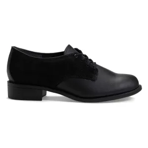 S A S Damen Annex Schwarz Kaviar Wildleder