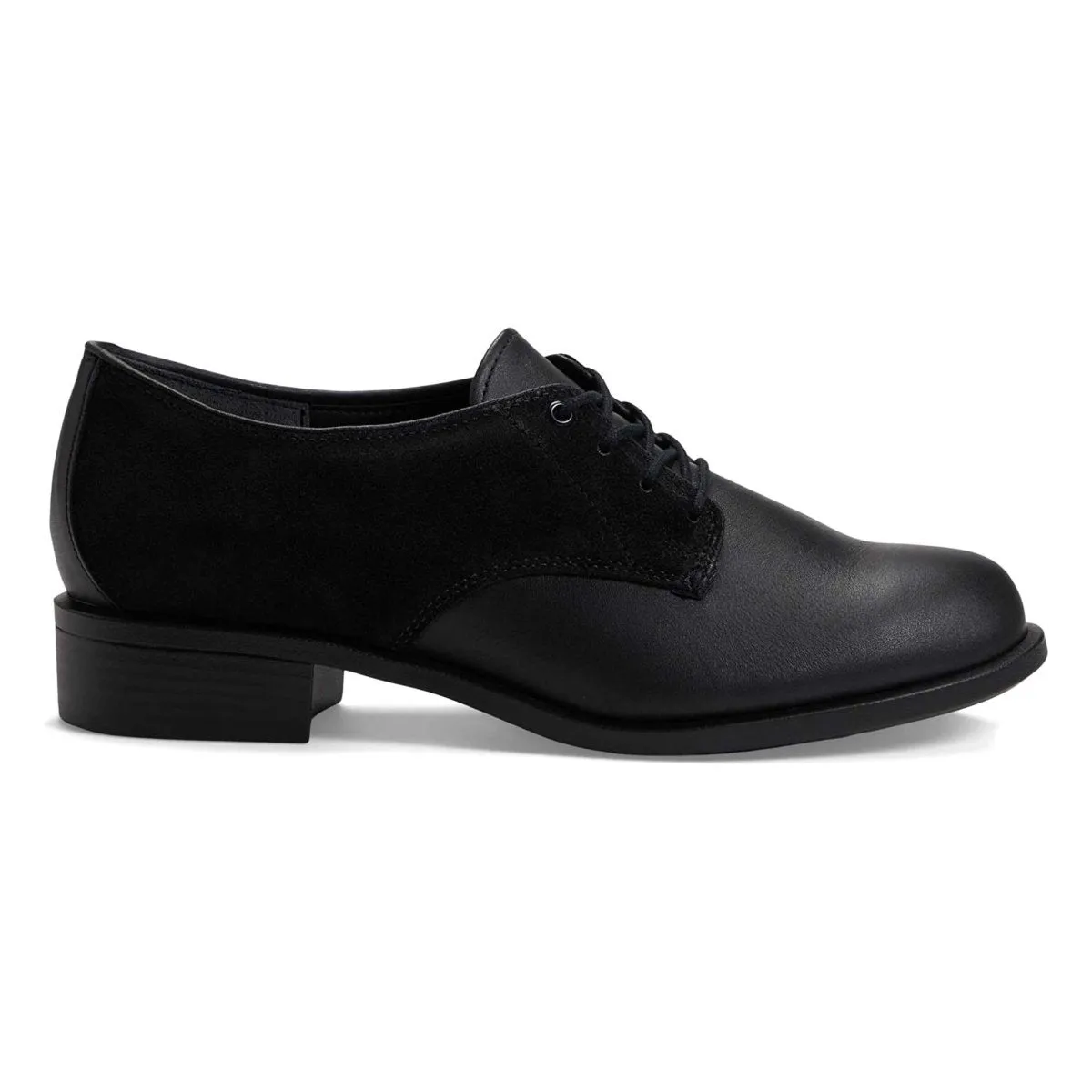 S A S Damen Annex Schwarz Kaviar Wildleder