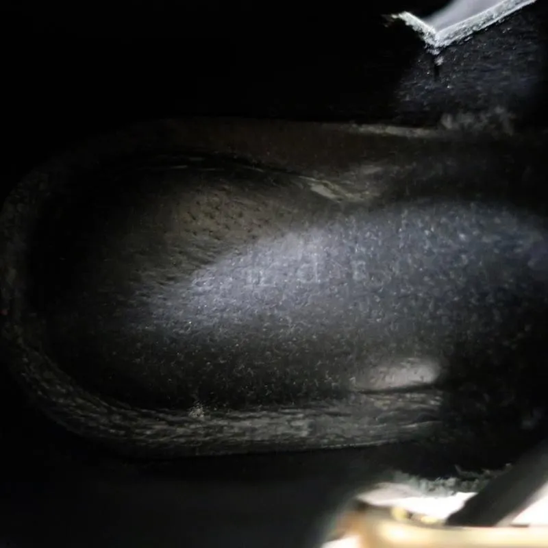 Sandro Doppelriemen-Stiefeletten Schwarz Leder Größe 37 Spitze Stiefeletten