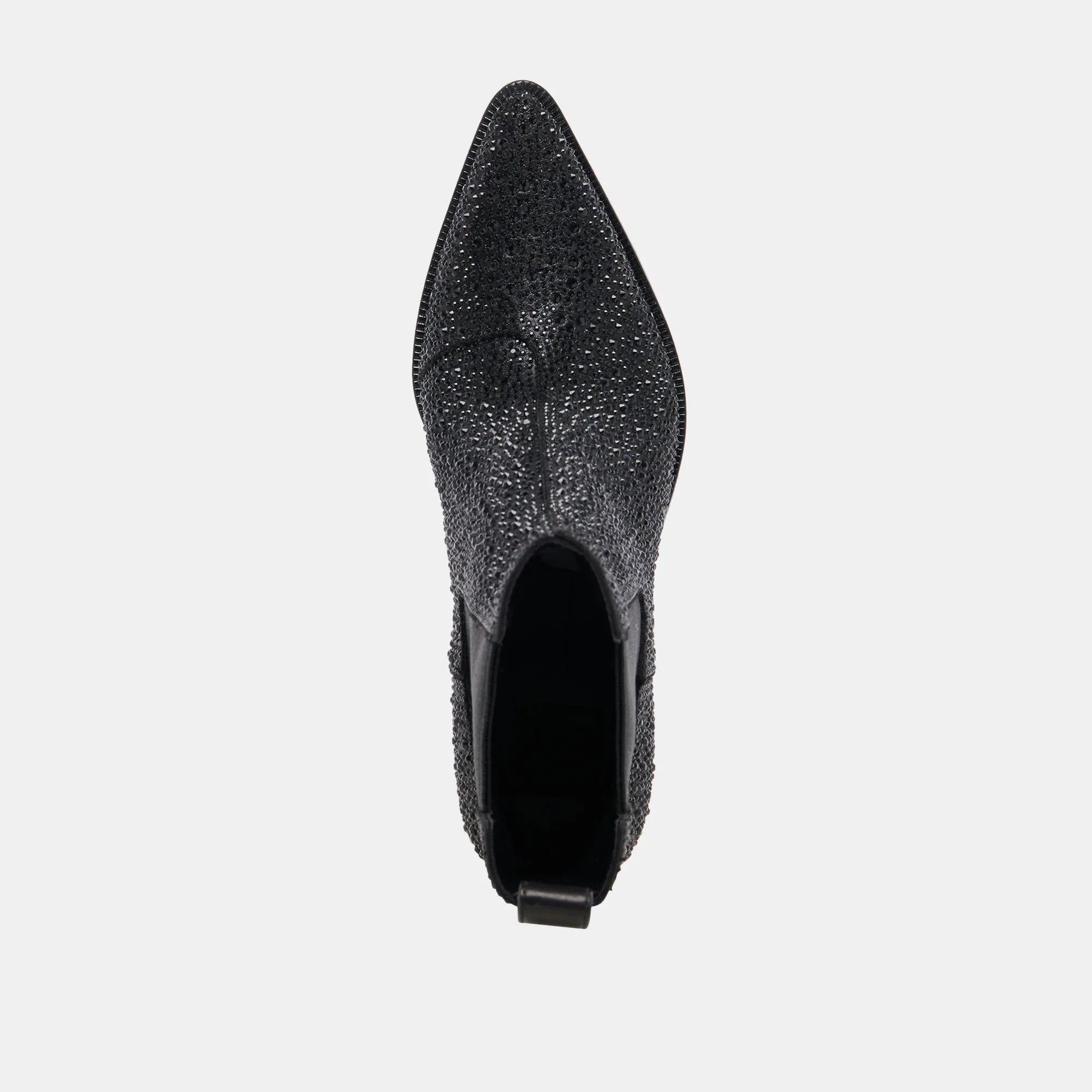 SHADIE CRYSTAL BOOTIES SCHWARZ METALLIC CRYSTAL