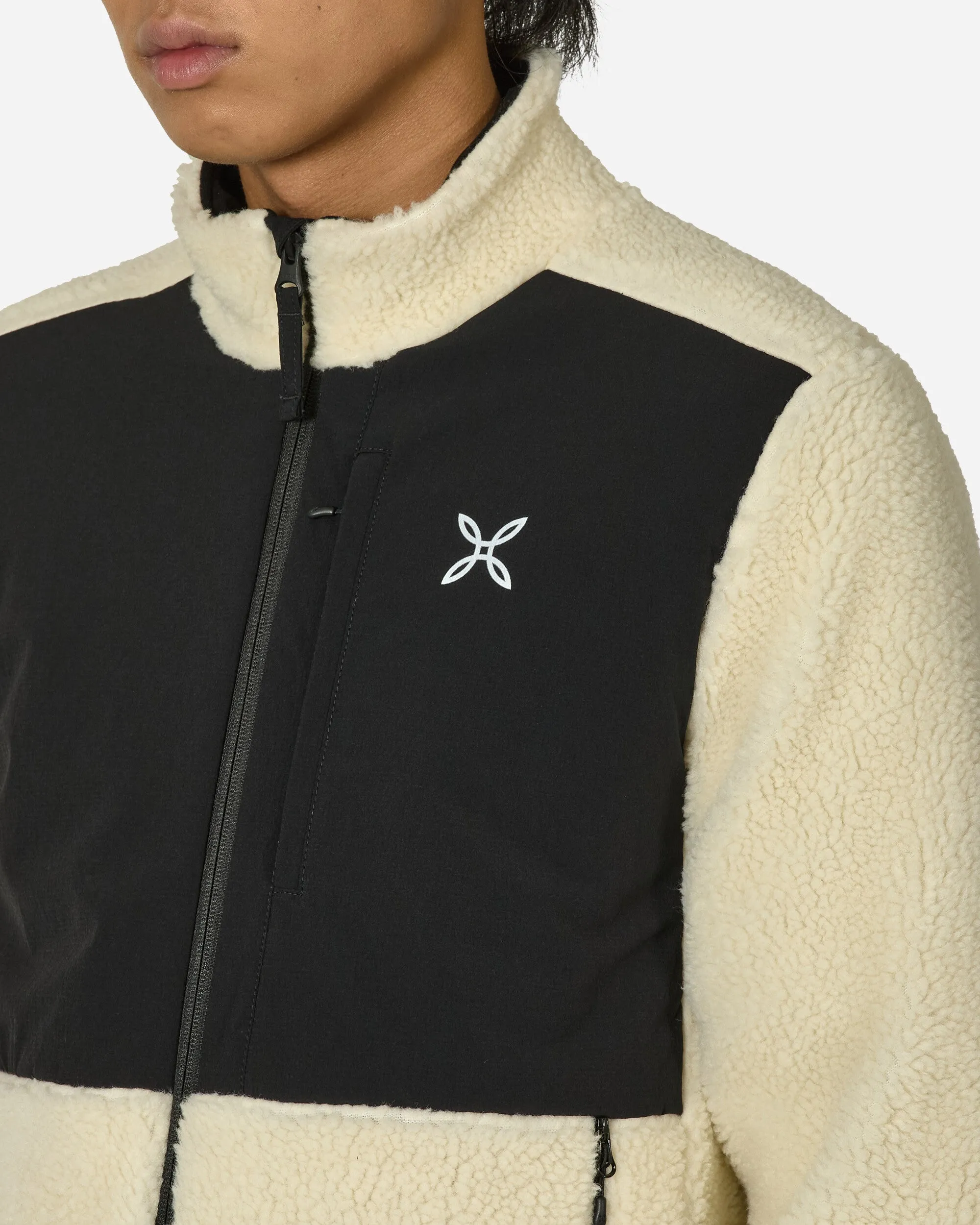 Sherpa Ripstop Jacke Creme Weiß