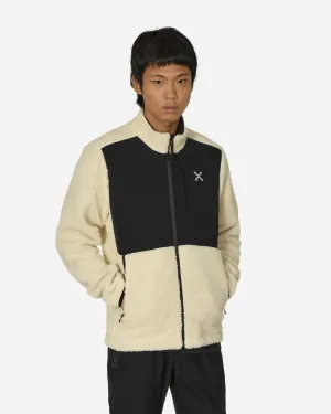 Sherpa Ripstop Jacke Creme Weiß