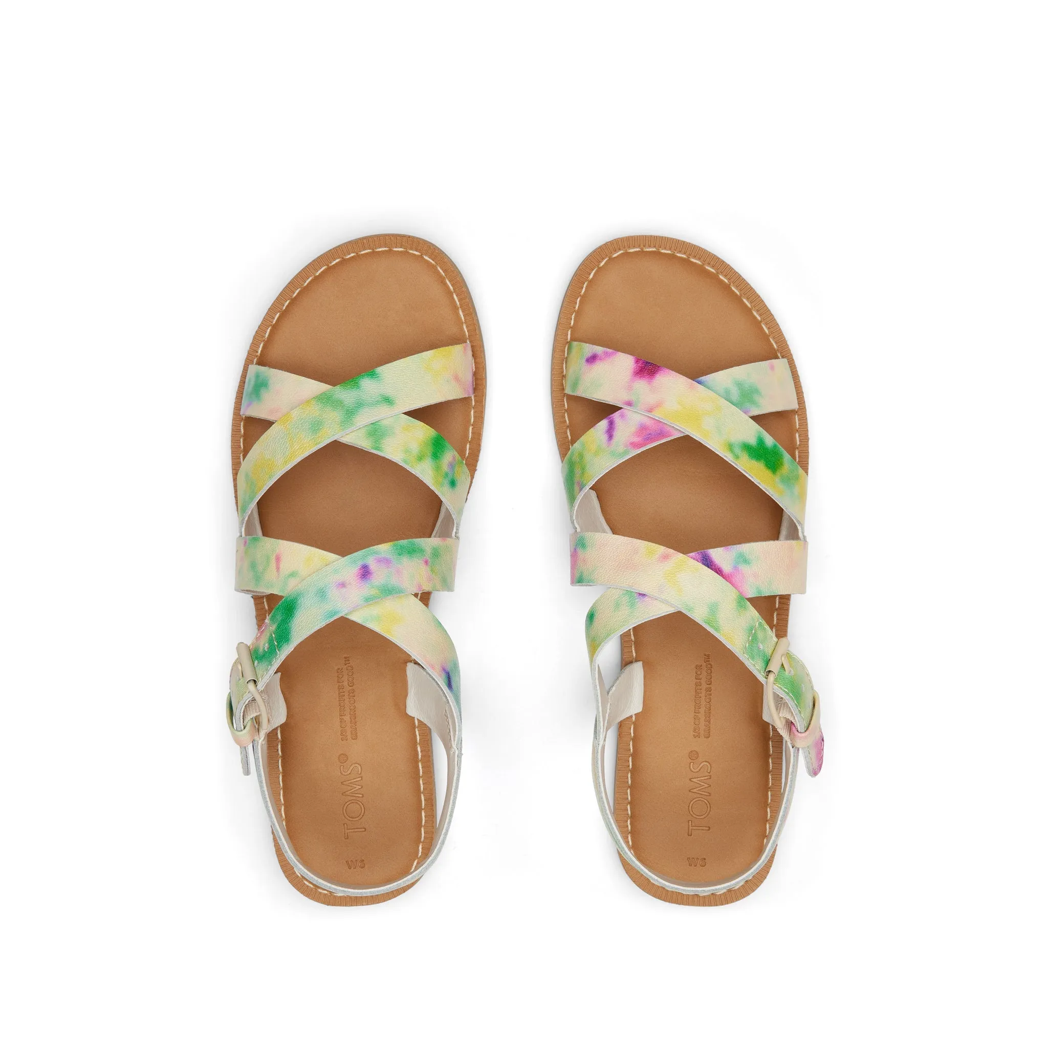 Sizilien Tie-Dye Leder Sandale