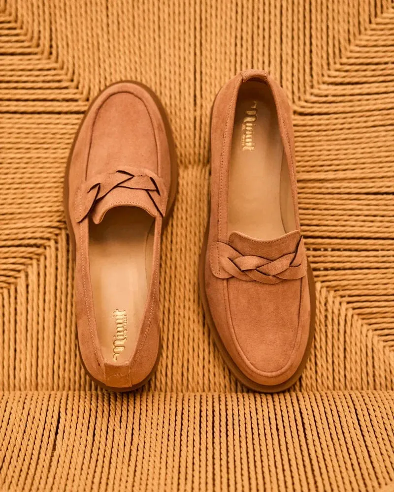 Spell Vegan Wildleder Loafers | Blütenblatt