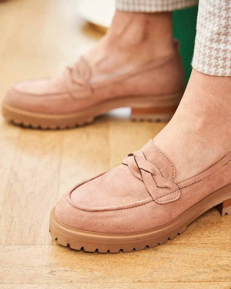 Spell Vegan Wildleder Loafers | Blütenblatt