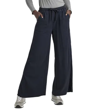 Prächtige Paula Leinen-Mix-Weitbeinhose