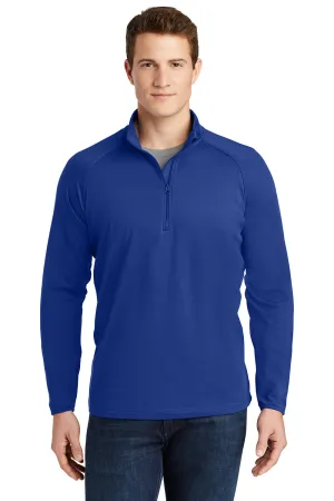Sport-Tek Herren Sport-Wick Feuchtigkeitstransport 1/4-Zip Sweatshirt - Echt Königsblau