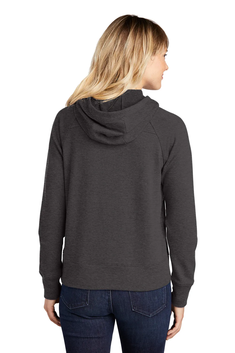 Sport-Tek Damen French Terry Kapuzenpullover Hoodie - Heather Schwarz - Ausverkauf