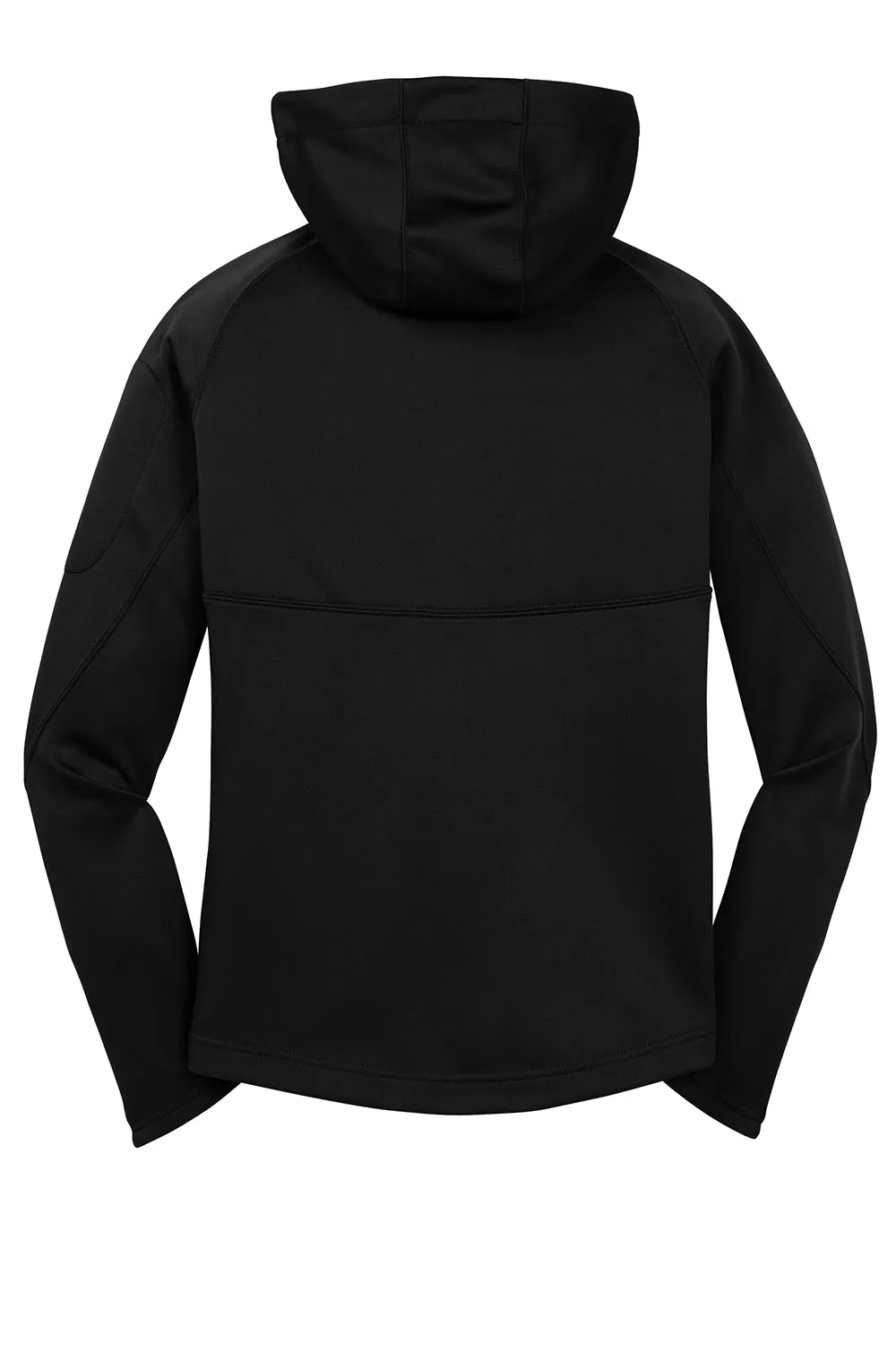 Sport-Tek Damen Tech Feuchtigkeitstransportierende Fleece Full-Zip Kapuzenpullover Hoodie mit Taschen - Schwarz