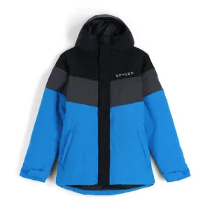 Spyder Youth Ward Isolierte Skijacke Blau Spyder