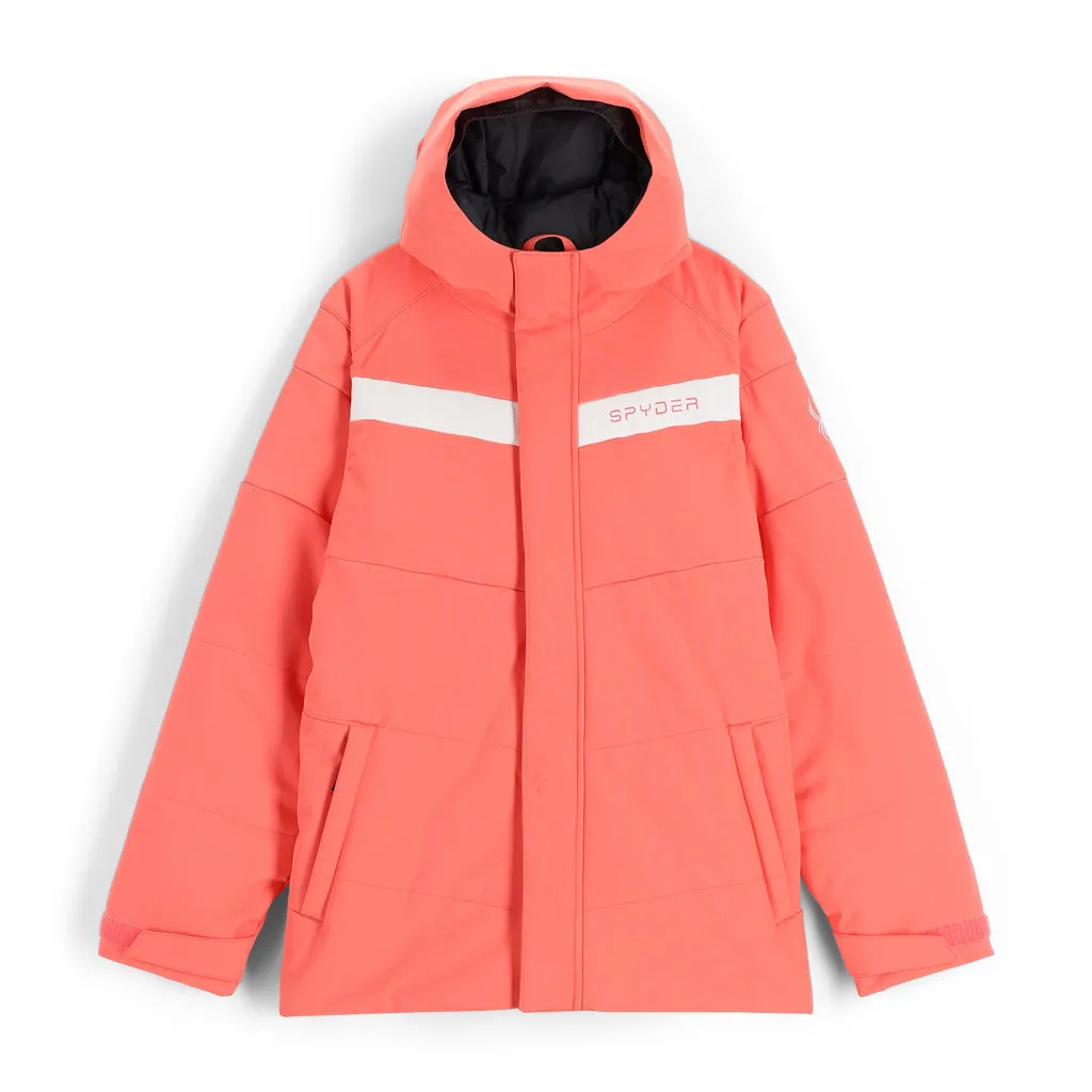 Spyder Youth Ward Isolierte Skijacke Orange Spyder