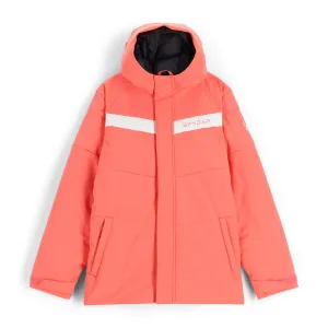 Spyder Youth Ward Isolierte Skijacke Orange Spyder