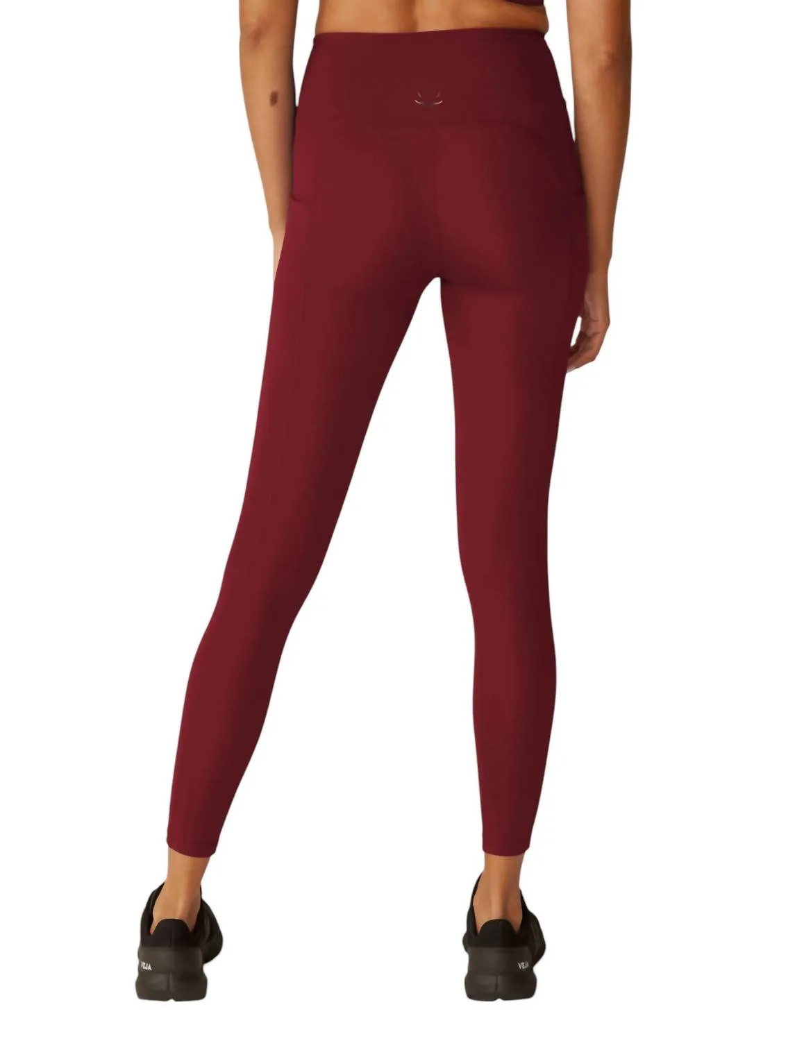 Strive Pocket Midi Legging In California Merlot
