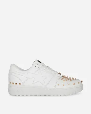 BAPE STA Low M1 Sneakers Weiß mit Nieten