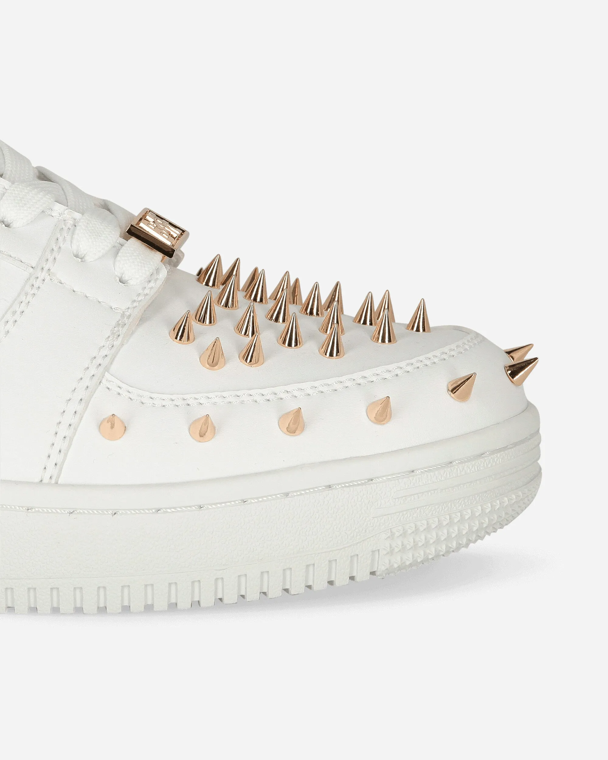 BAPE STA Low M1 Sneakers Weiß mit Nieten