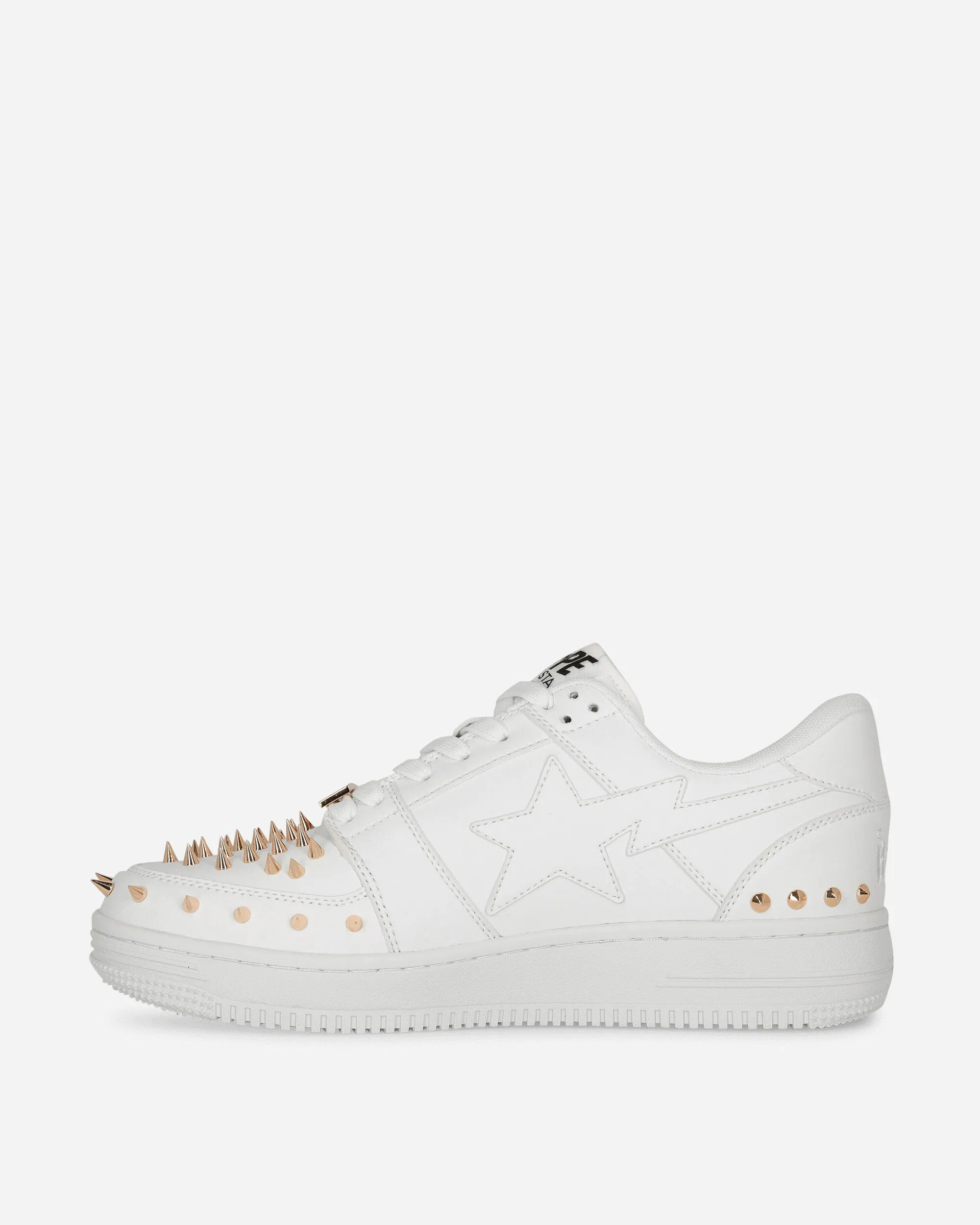 BAPE STA Low M1 Sneakers Weiß mit Nieten