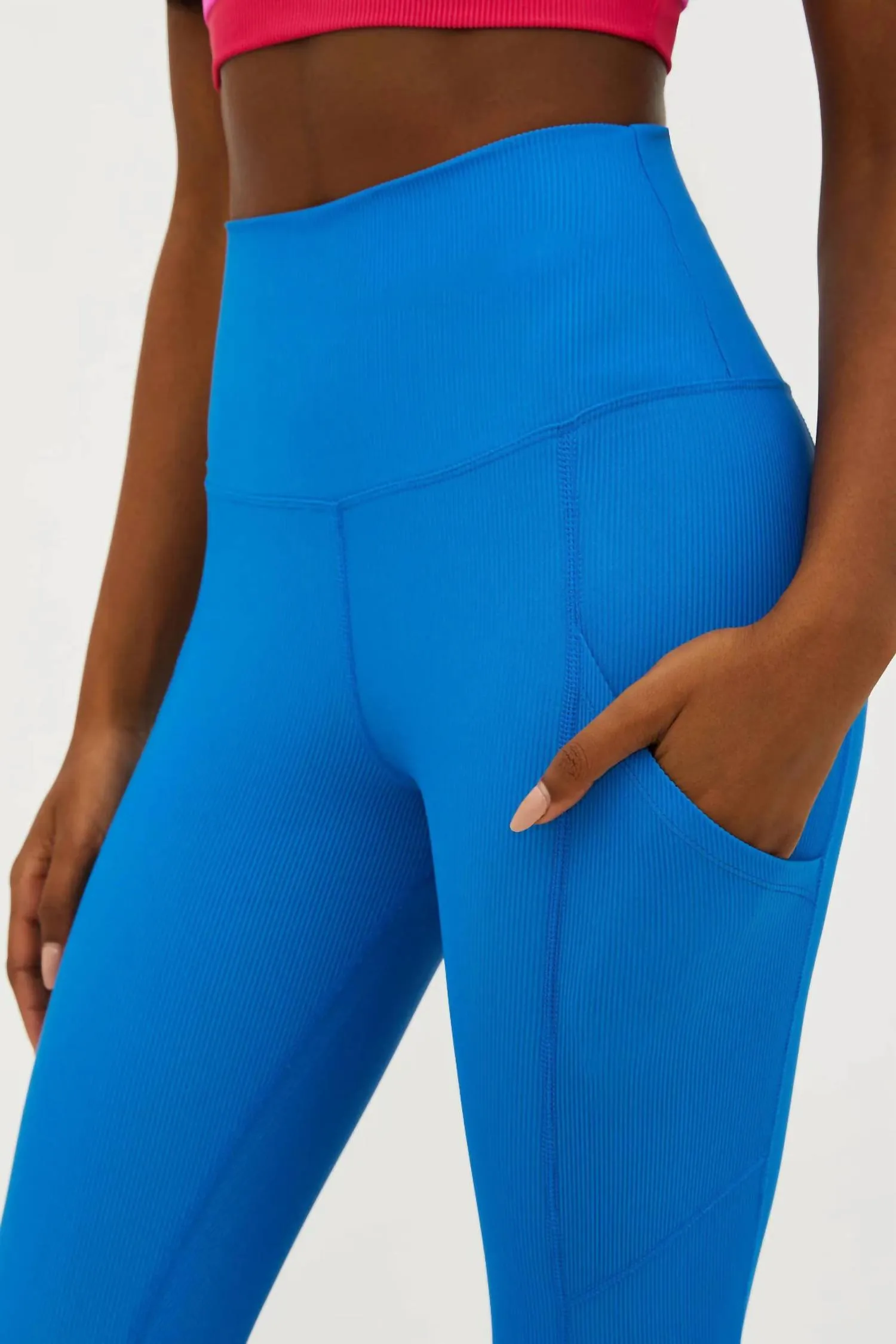 Sommer-Leggings in Glockenblumenblau