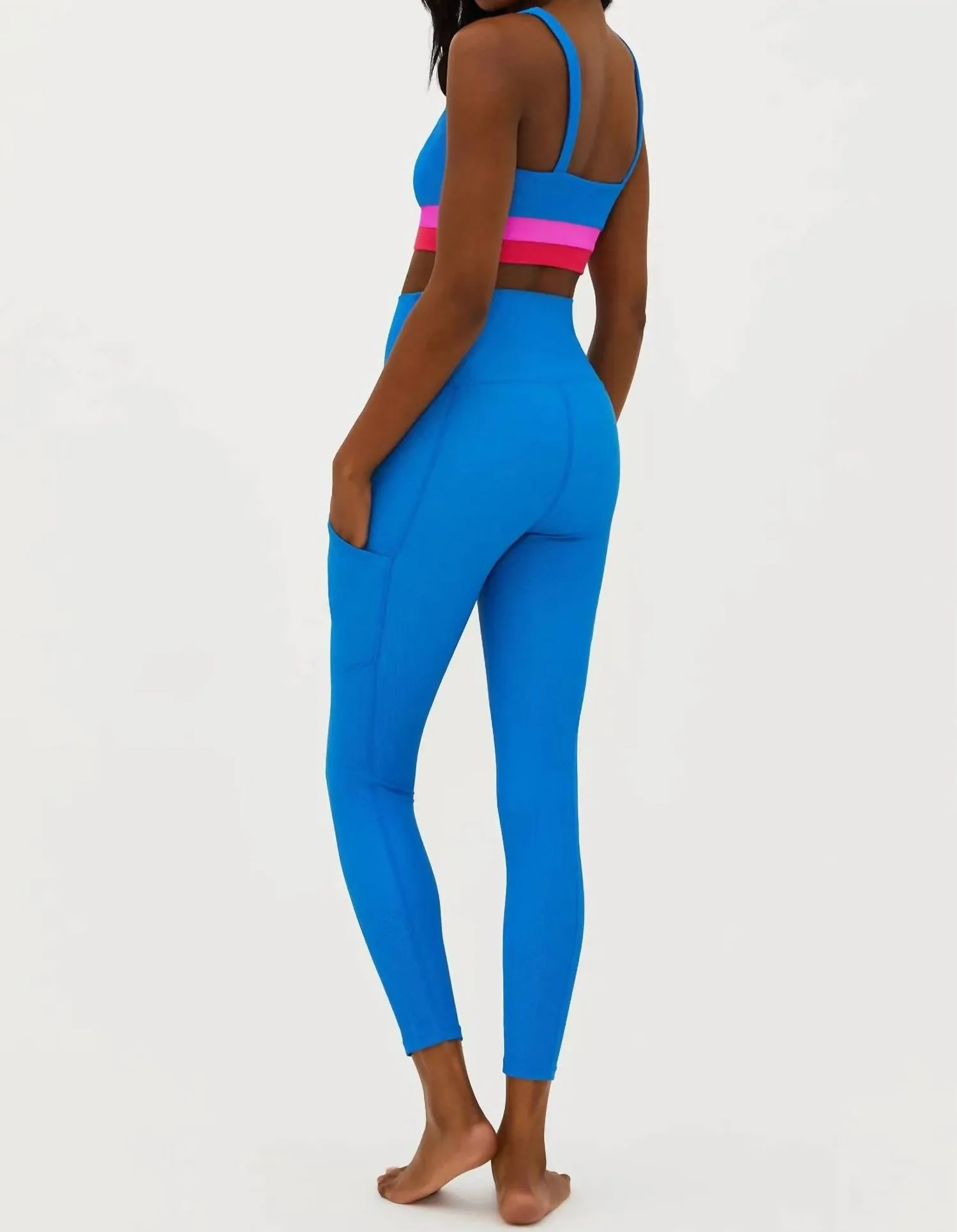 Sommer-Leggings in Glockenblumenblau
