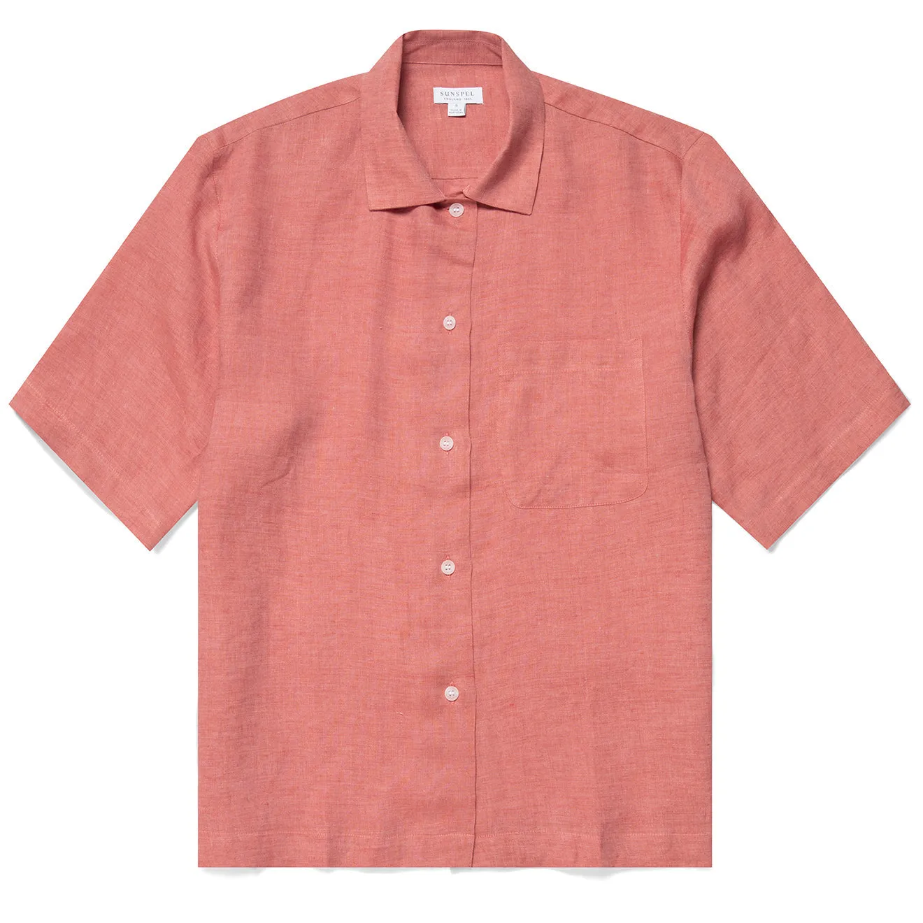 Sunspel Damen S/S Hemd Gebrannte Siena
